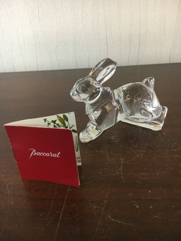 2 Rabbits Or Hares In Baccarat Crystal (Price Per Unit)