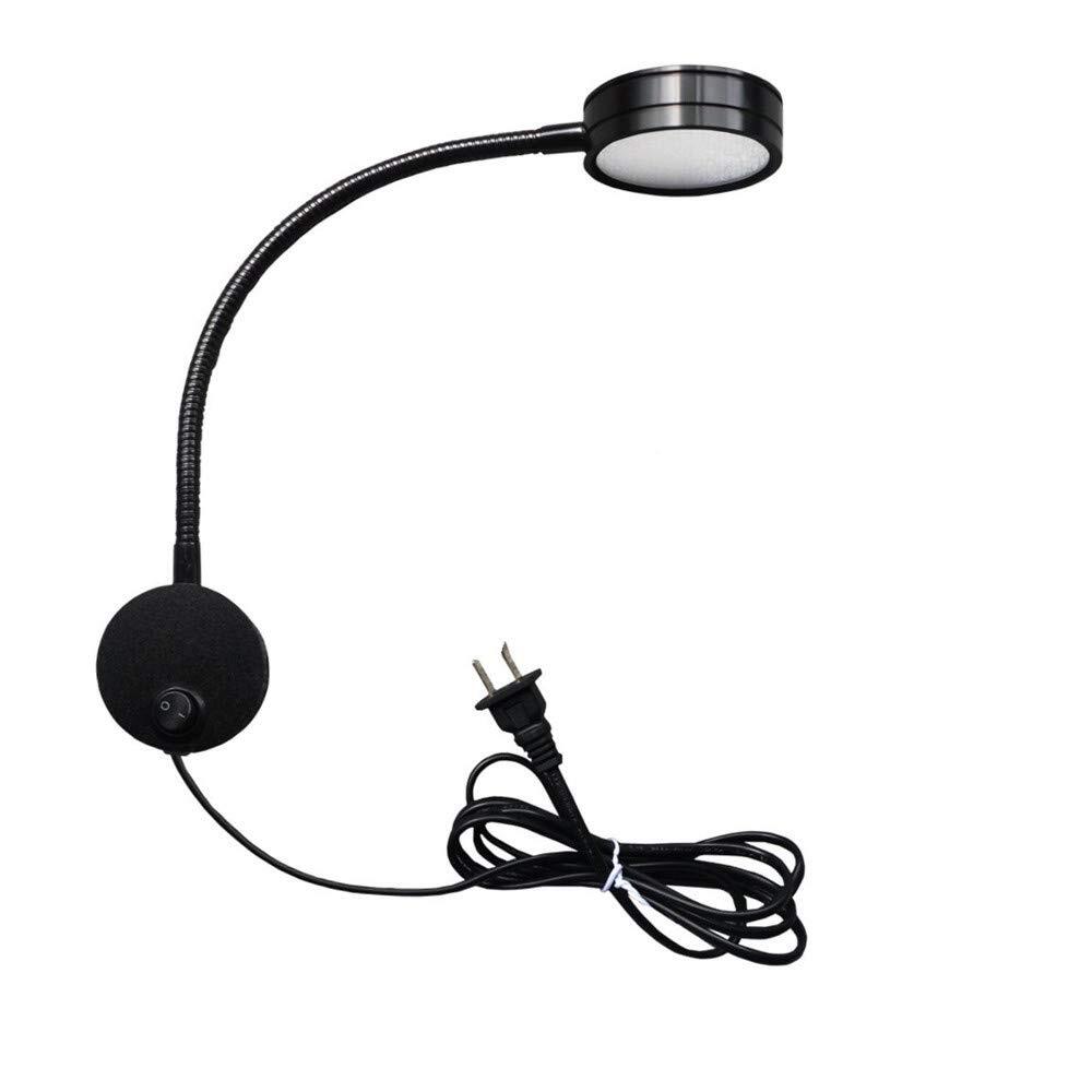 5W Wall Mounted Reading Light Flexible Gooseneck LED Sconce Lamp with Plug & ...