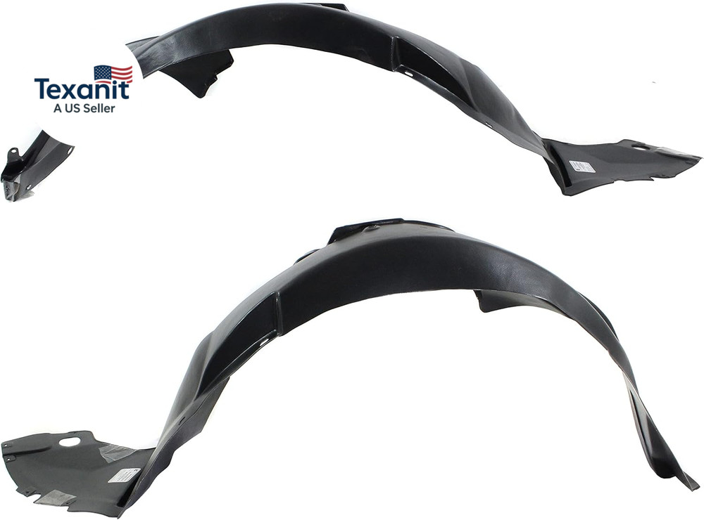 Fender Liner Set for Ford Fusion 2010-2012, Front Driver Passenger Side, Automot