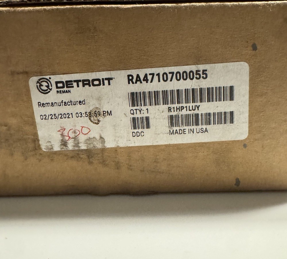 Detroit Diesel Freightliner Metering Unit Doser Valve RA4710700055 OEM Reman.