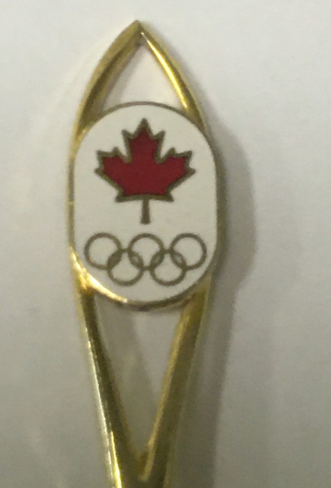 Vintage Canada Olympics Souvenir Collectible Spoon  