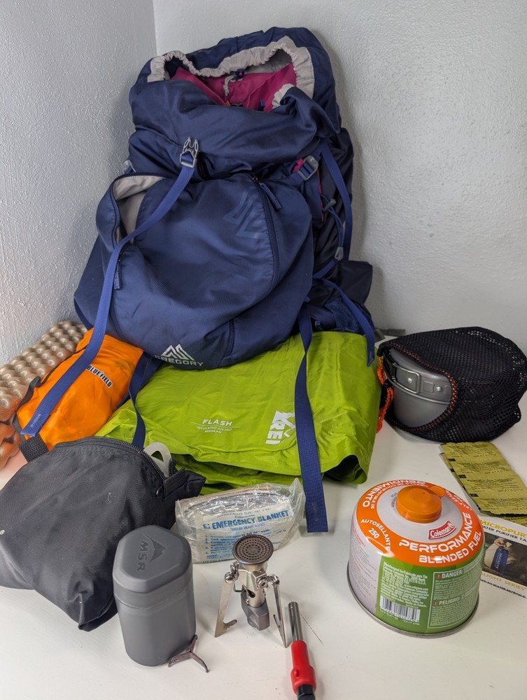 GREGORY DEVA Womens 70 Liter XS Multi Day Hiking Backpack  Travel Pack