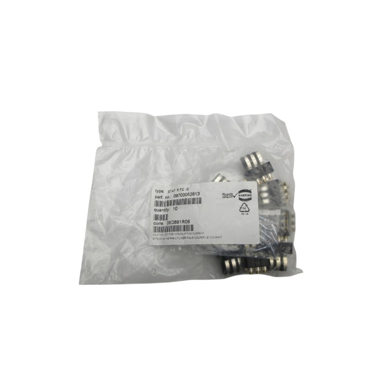 Harting 09700062813 Staf 6 Fe-S (Pkg Of 10) Nsmp