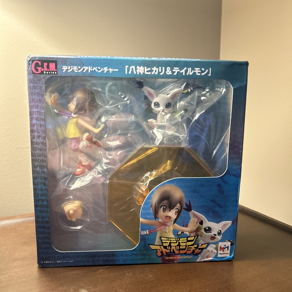 Hikari Yagami Tailmon Figure Digimon Adventure Megahouse G.E.M. Gatomon Kari Gem