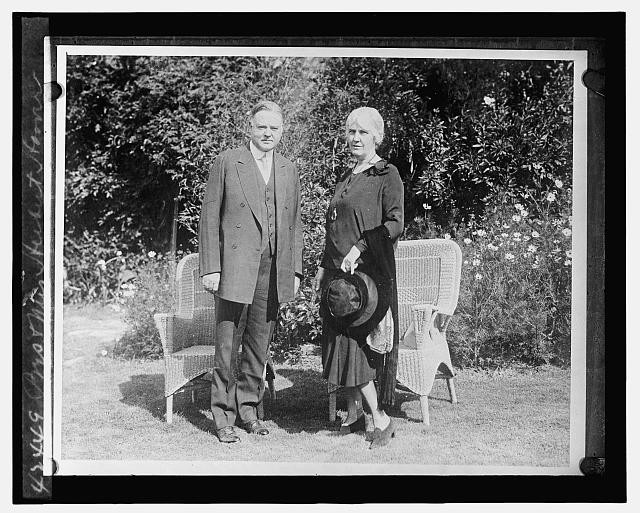 Photo:Pres. & Mrs. Herbert Hoover