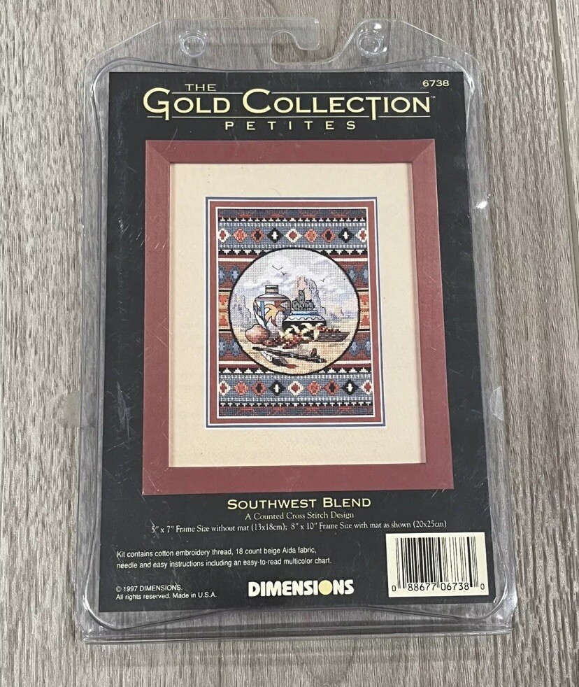 Dimensions Gold Collection Petites Southwest Blend 6738 Counted Cross Stitch Kit