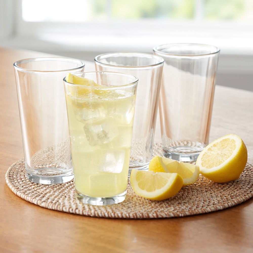 16-ounce All-Purpose Cooler Glass Set of 12 for Everyday Use