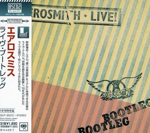 Aerosmith Live! Bootleg Japan CD SICP-30372 Sealed Blu-spec CD Remastered
