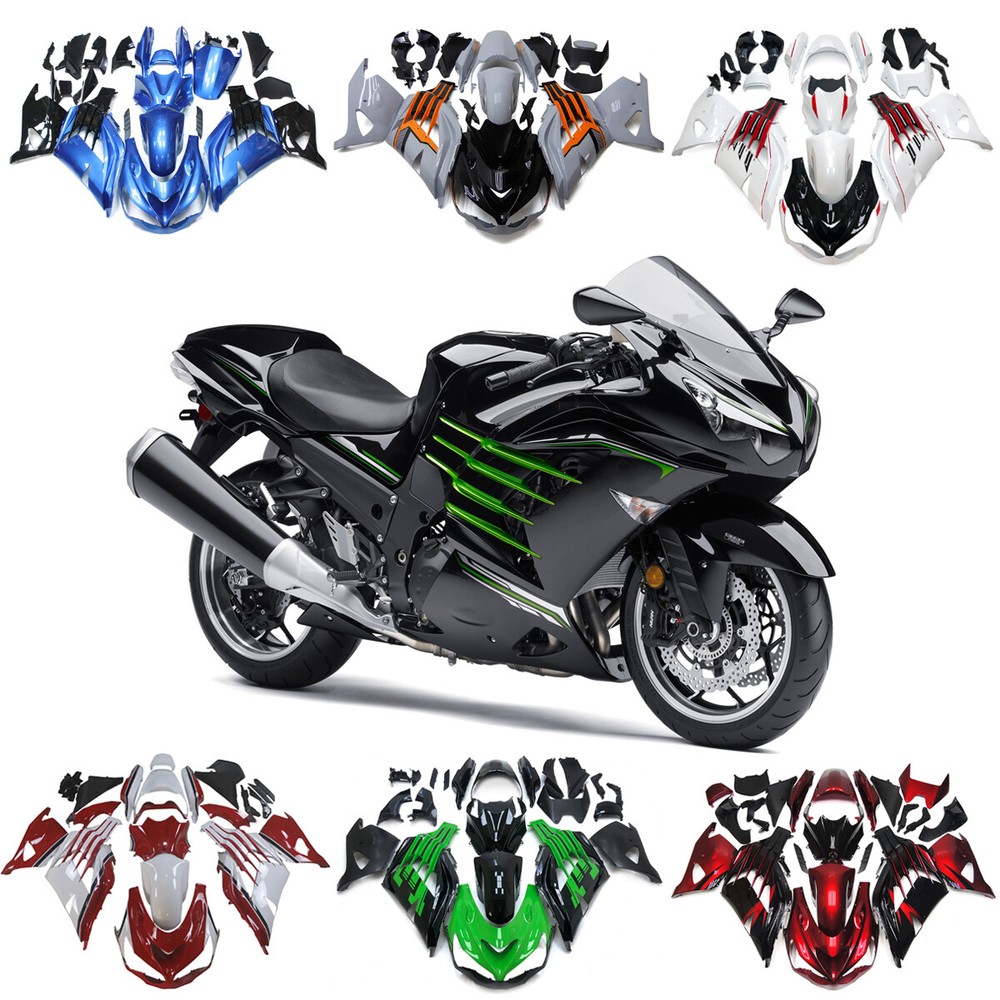 ABS Bodywork For Kawasaki Ninja ZX14R 2012 2013 2014 2015 16 17-2021 Fairing Kit
