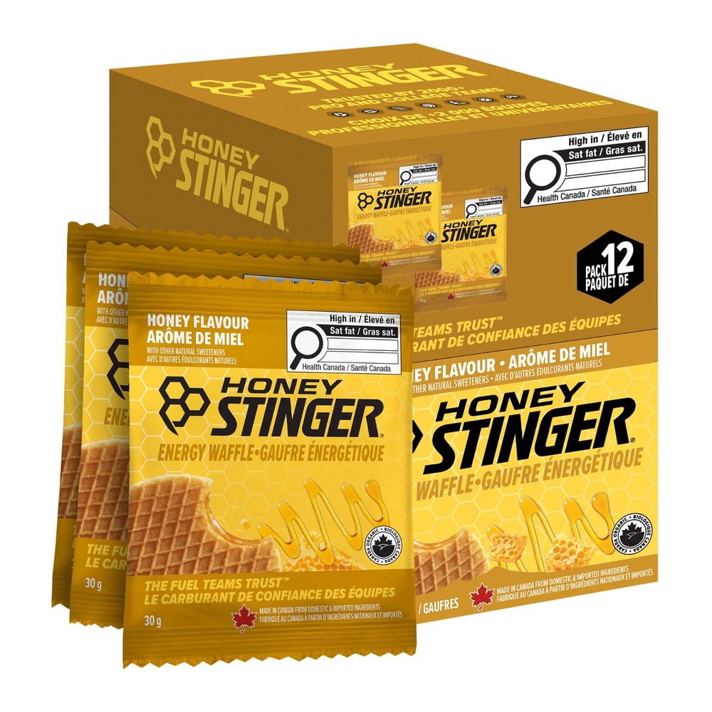 Honey Stinger Organic Stinger Waffle Box of 12 Honey
