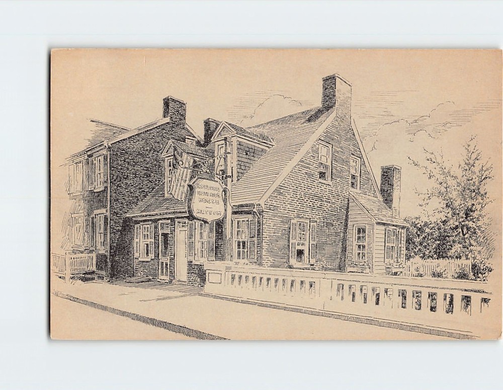 Postcard Barbara Fritchie's House Frederick Maryland USA