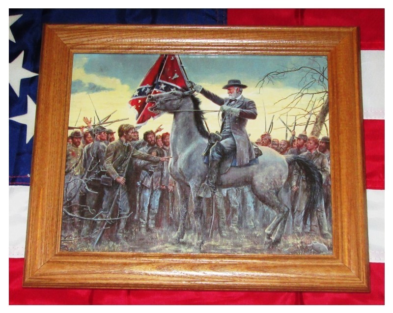 American Civil War. General Robert E Lee, The Last Rally at Sayler's Creek 1865