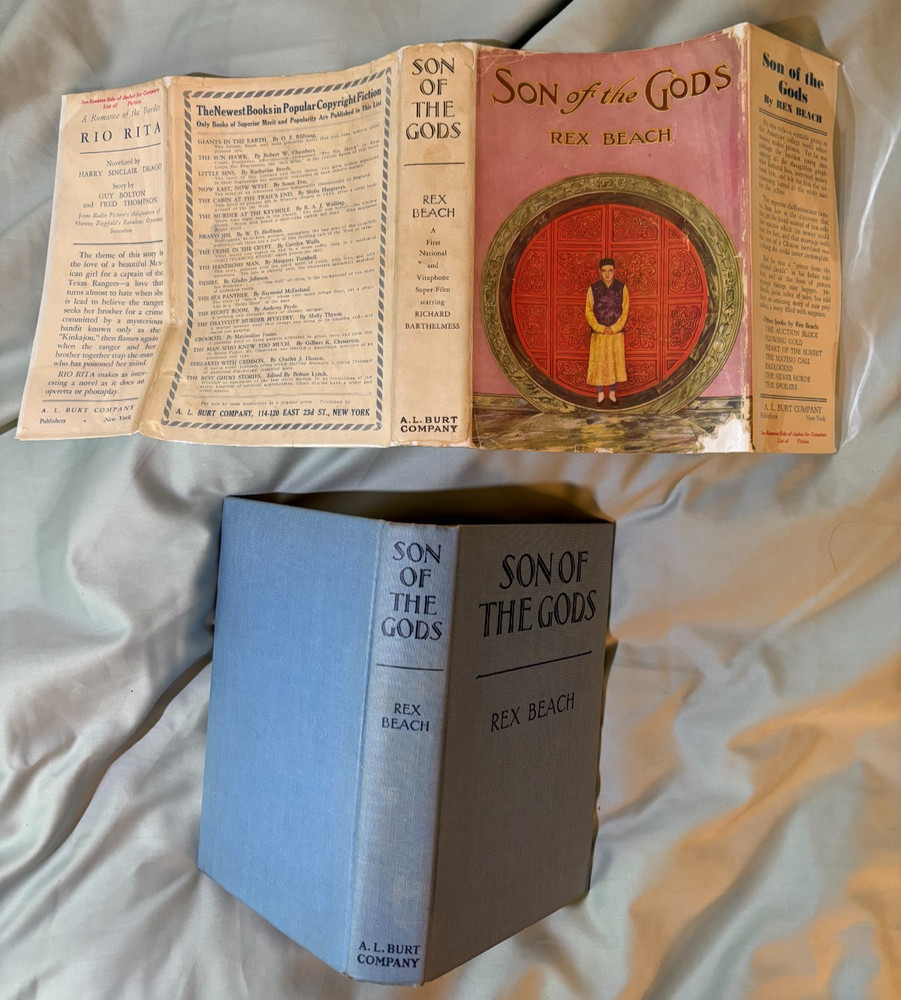 Son of the Gods - Burt photoplay edition movie tie-in DJ VG 1930