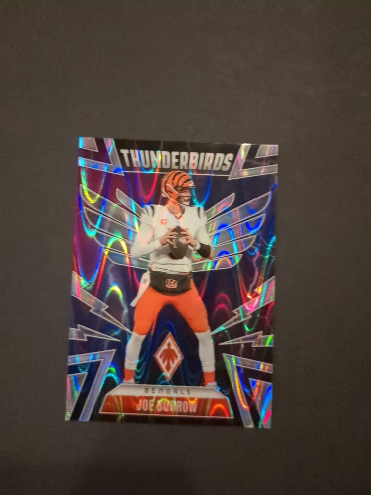 2025 Panini Phoenix - Thunderbirds Joe Burrow #10 Silver Seismic /99