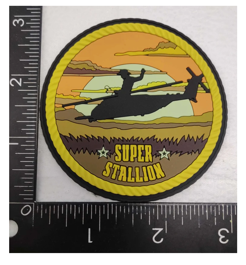 Military CH-53 Super Stallion PVC Hook & Loop Patch