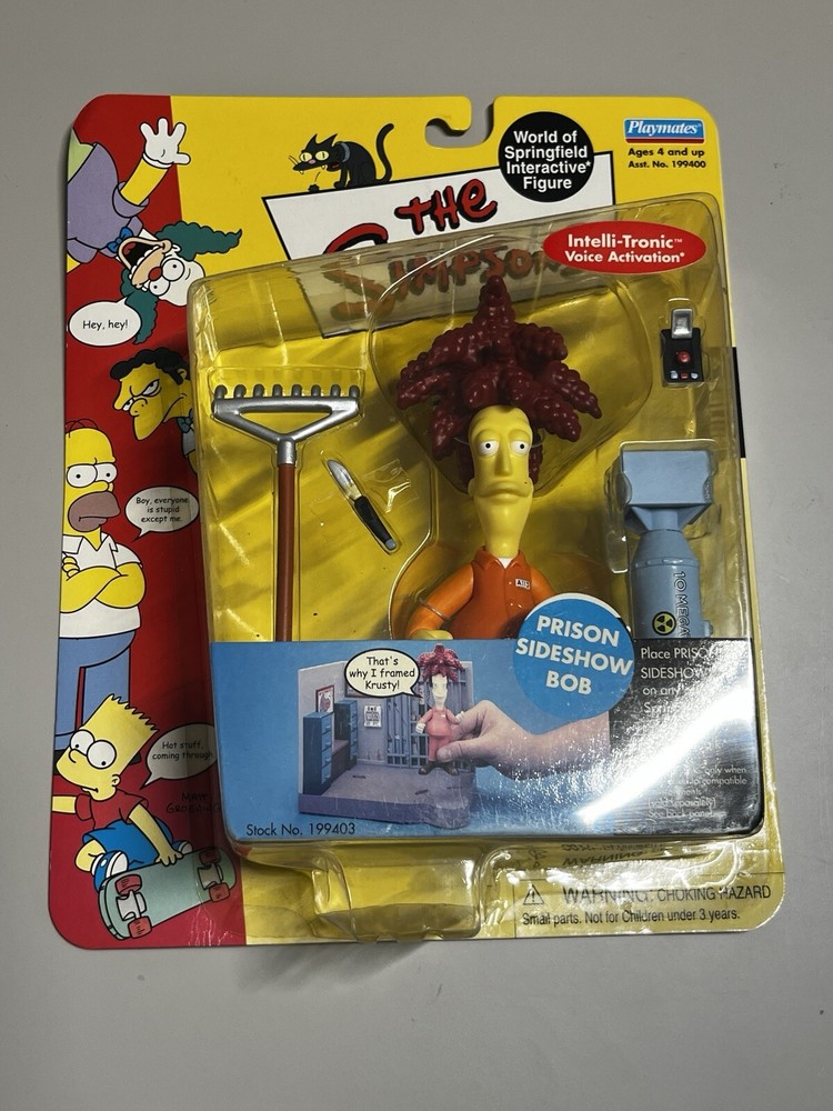 The Simpsons Prison Sideshow Bob Playmates Figure Series 9 World Of Springfield