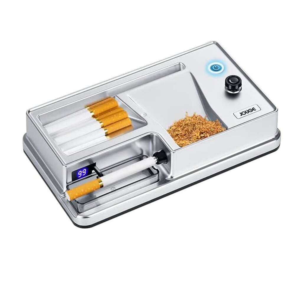 Electric Cigarette Rolling Machine, Portable Tobacco Injector Machine can Grind