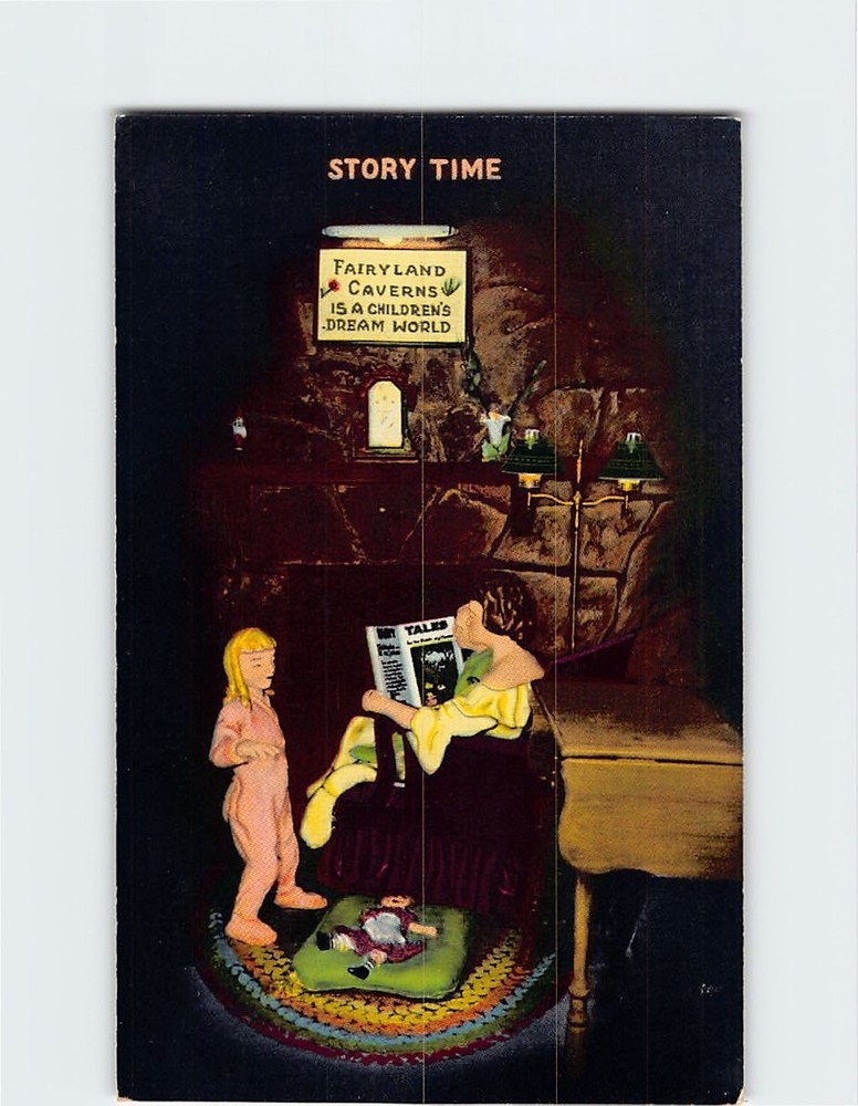 Postcard Story Time Fairyland Caverns Rock City Gardens Lookout Mountain Georgia