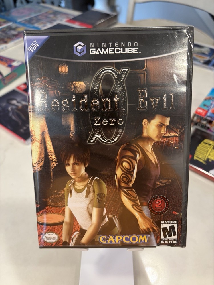 RESIDENT EVIL ZERO 0 1st BLACK LABEL Nintendo GAMECUBE 2002 NEW FACTORY SEALED