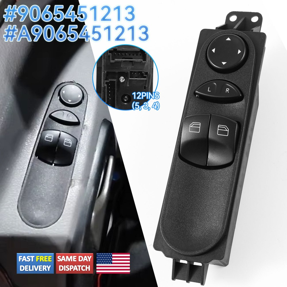 Mercedes Sprinter 2500 3500 Driver Side Master Window Switch USA
