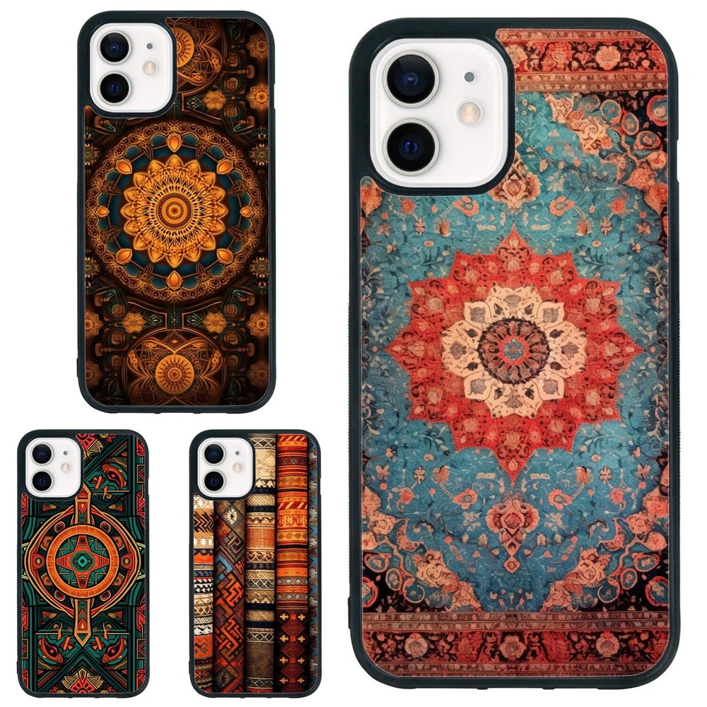 wallpaper Persian carpet For iPhone XS XR 6 7 8 Plus SE 2nd 3rd Fitted Case Skin