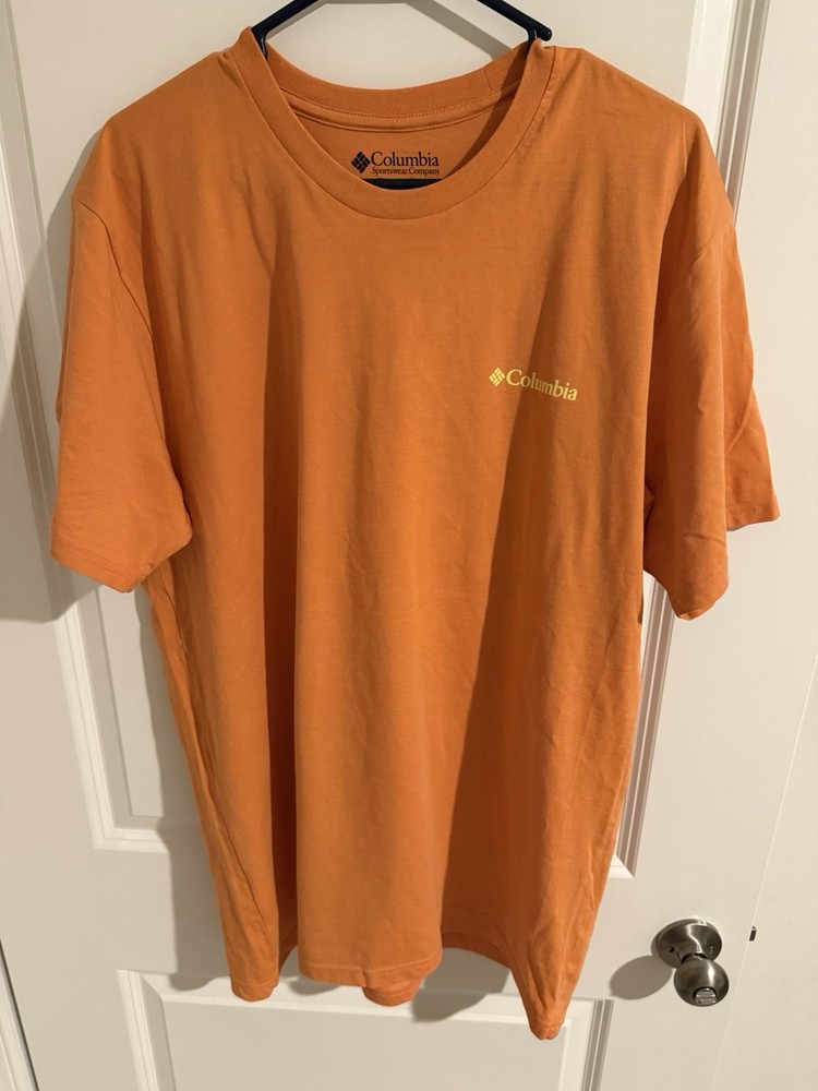 Columbia Men's XL Orange Graphic T-Shirt
