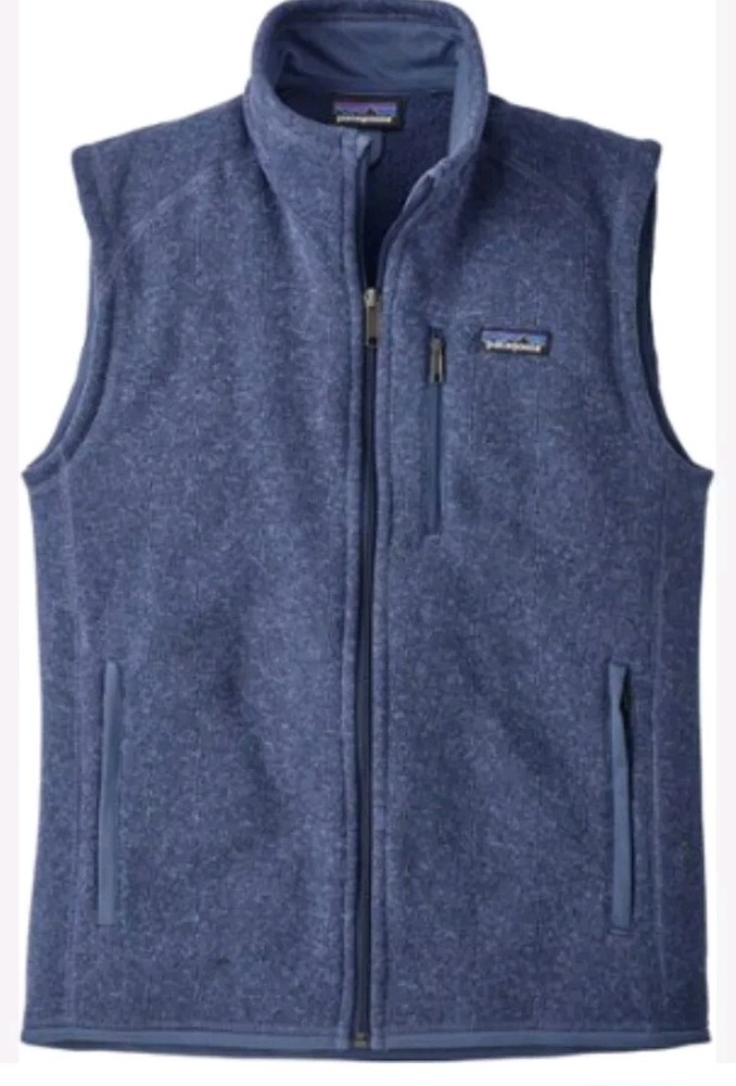 NWT Patagonia XL Mens Navy Better Sweater Knit Zip-Front Vest