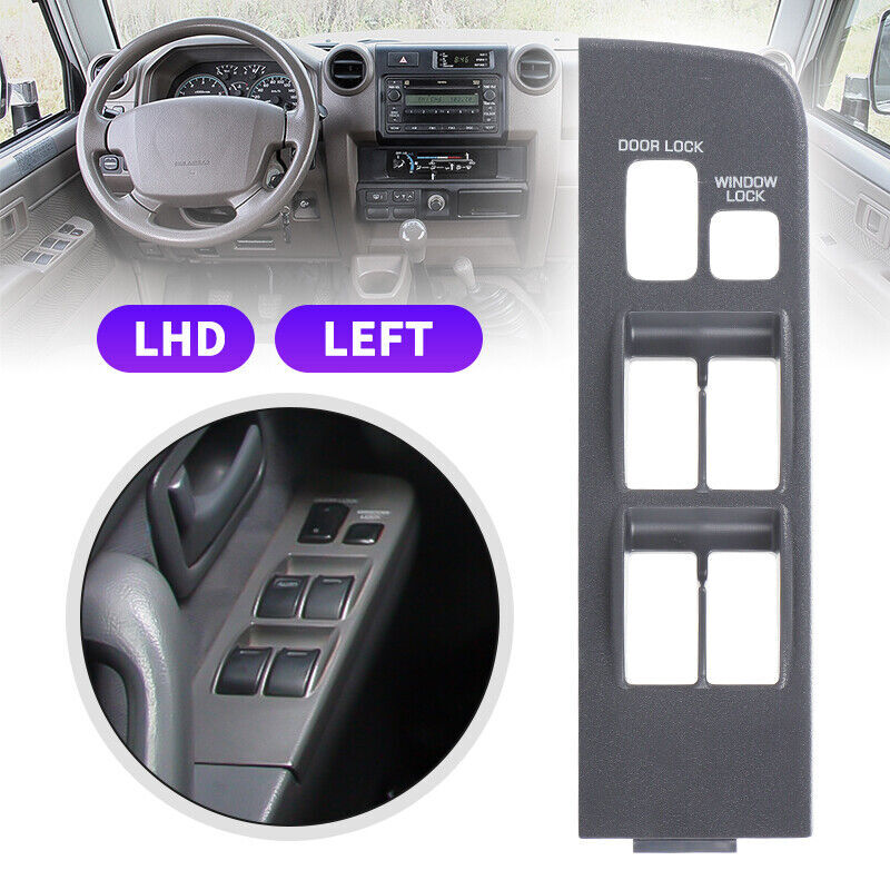 1991-97 Toyota Land Cruiser FJ80 Driver Side Window Switch Bezel Trim