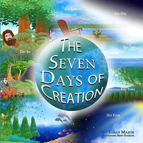 The Seven Days of Creation: Based on - Paperback, by Mazor Sarah - Very Good