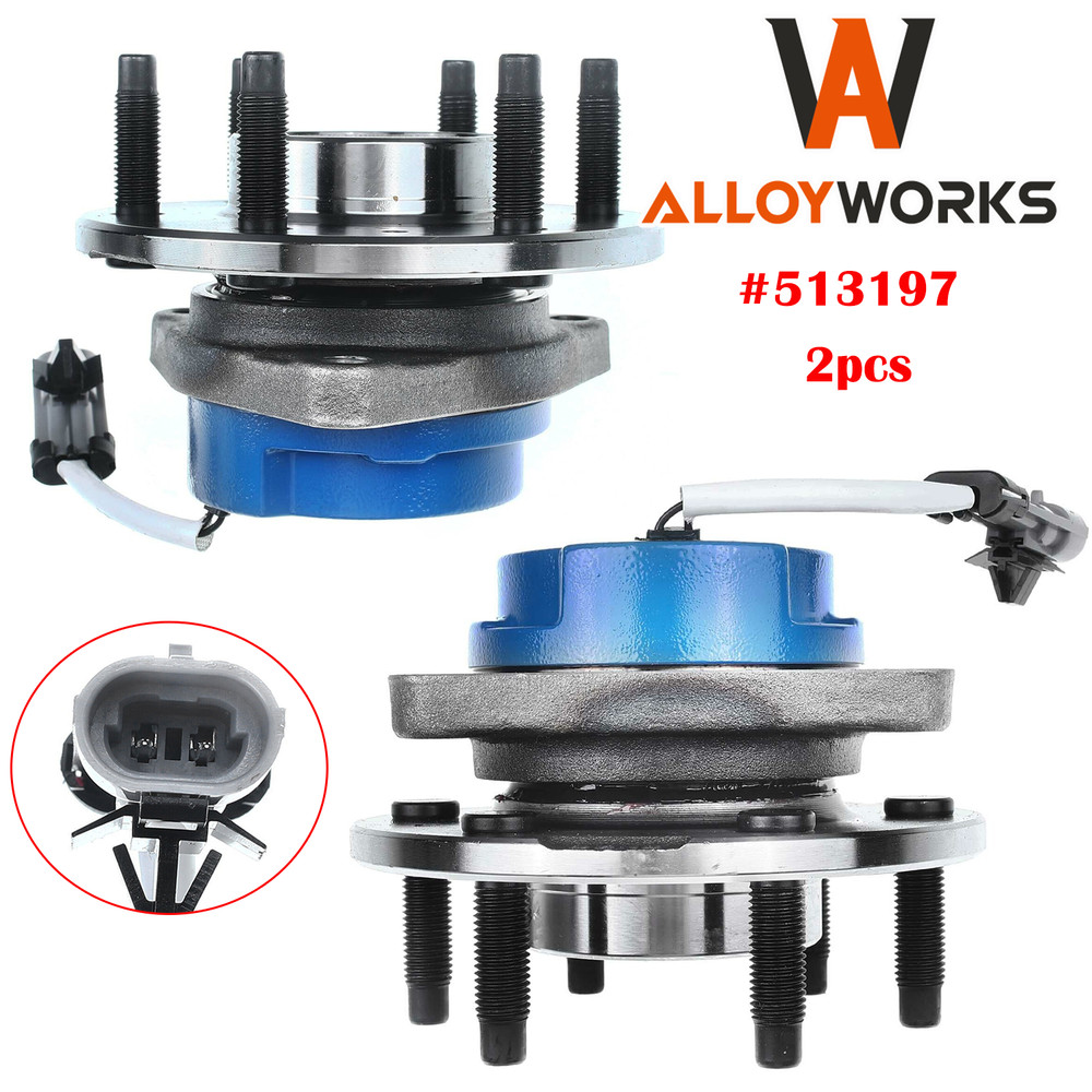 2pcs Wheel Hub Bearing for Chevy Uplander Cadillac STS SRX CTS 3.9L ABS 513197
