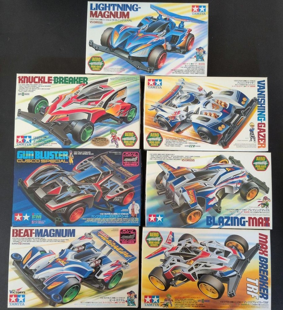 Mini 4WD model set - 7 types including J-CUP works Tamiya #df132e