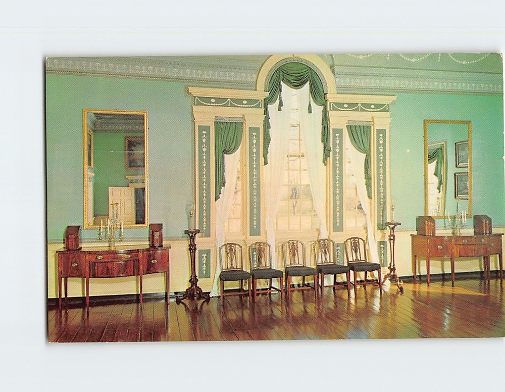 Postcard The Banquet Hall Mount Vernon Virginia USA