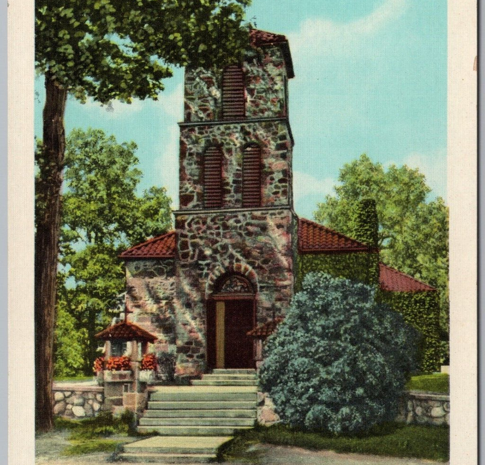 St. Joseph's Wayside Church, US 12, Irish Hills, Lenawee County, MI VTG Postcard