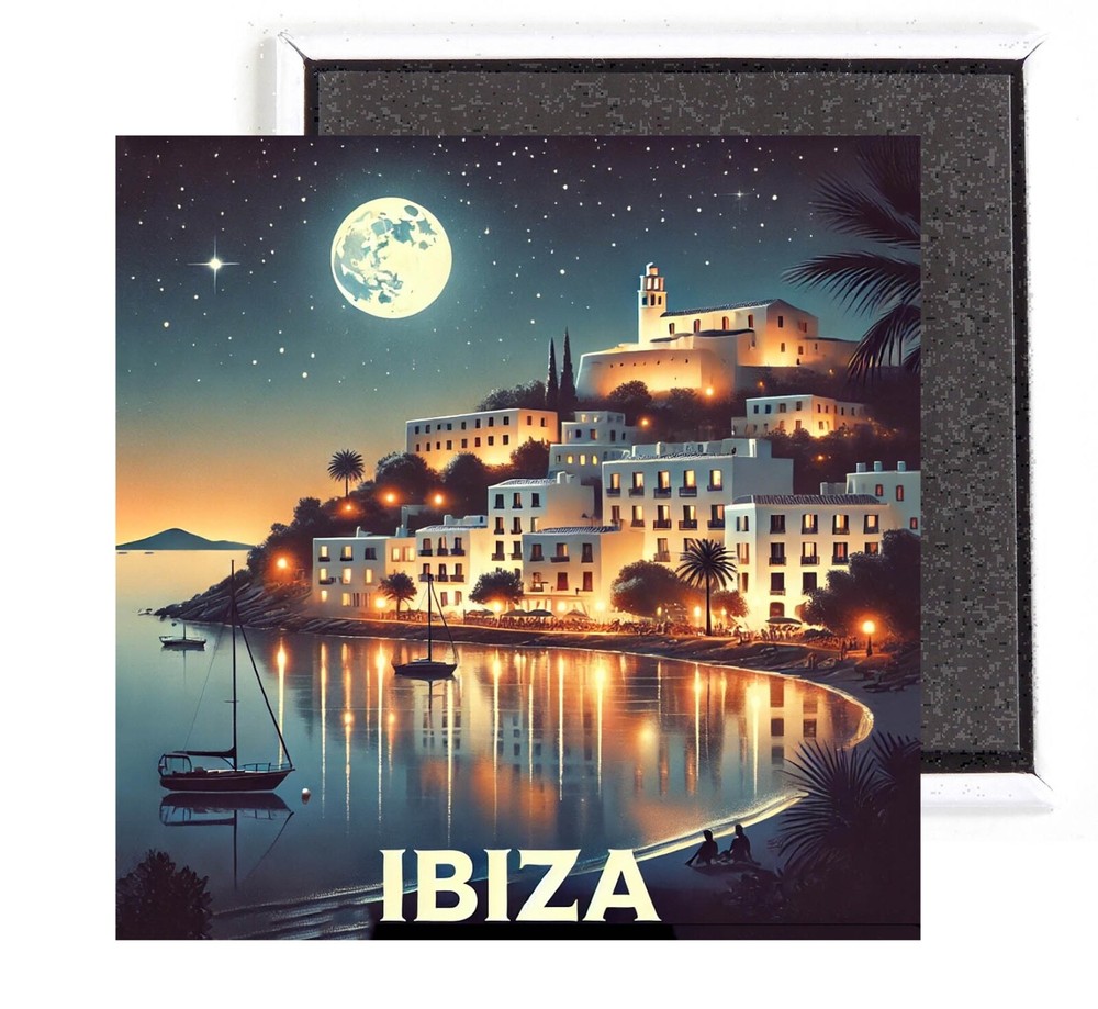Ibiza Spain FRIDGE MAGNET travel souvenir 