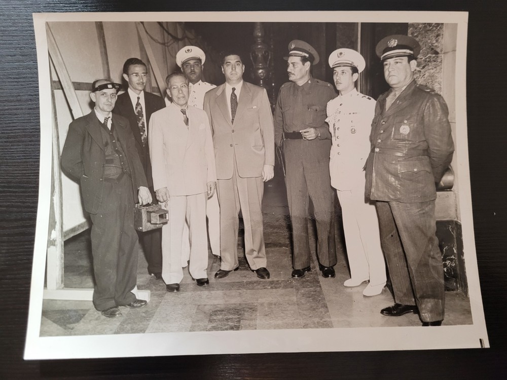 1946 Cuba El Capitolio Diamond Theft Press Photo Havana Gem Heist Investigation