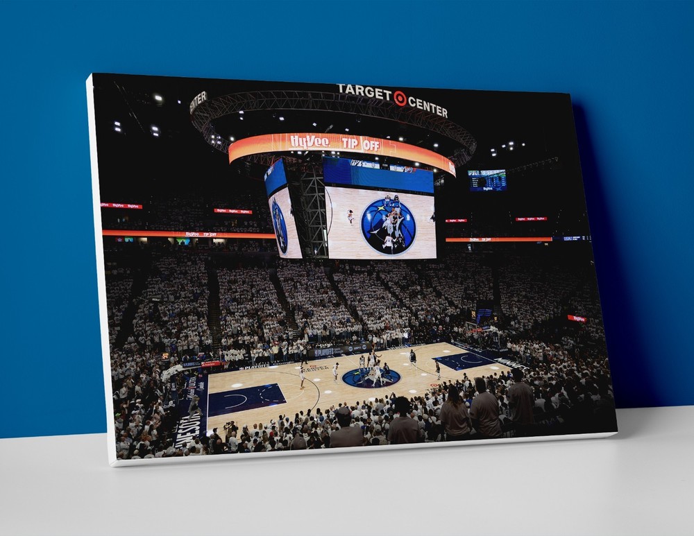 Minnesota Timberwolves Arena Poster or Canvas - Minnesota Twolves Wall Art