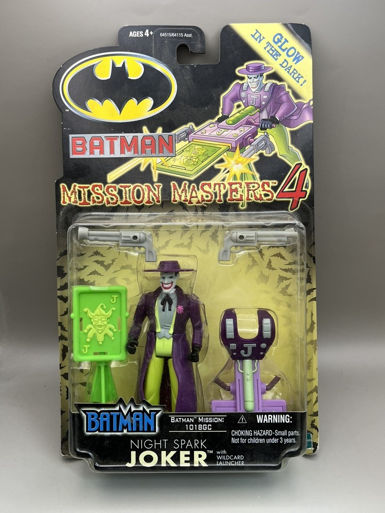 Batman Mission Masters 4 NIGHT SPARK JOKER Action Figure 2001 NEW