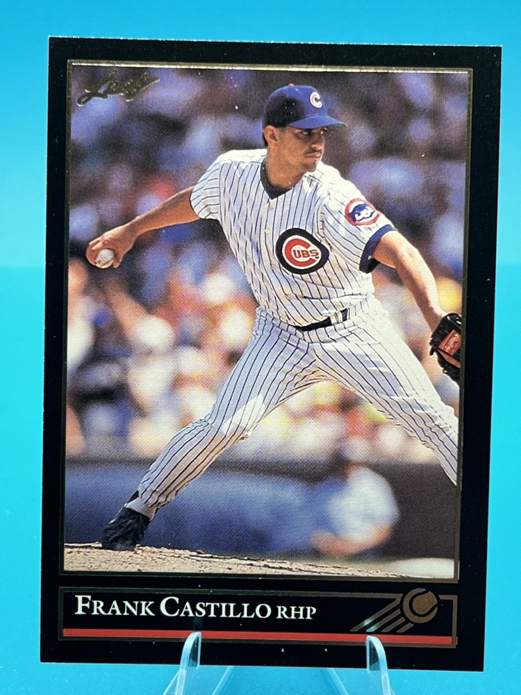 Frank Castillo 1992 Leaf #290 Black Gold Chicago Cubs Rookie