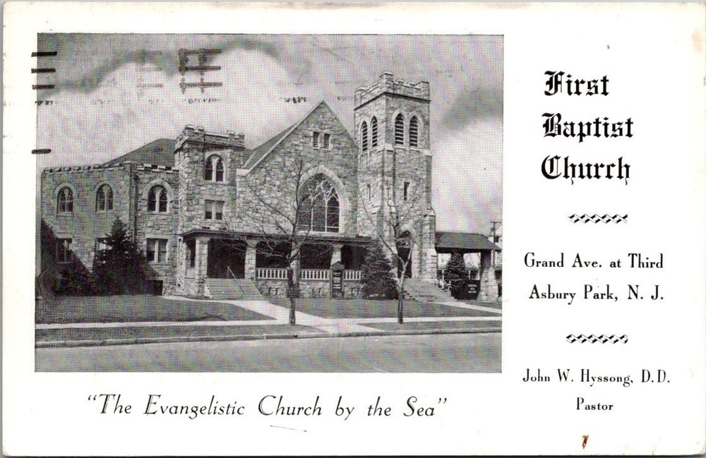 1951 Asbury Park NJ First Baptist Church 