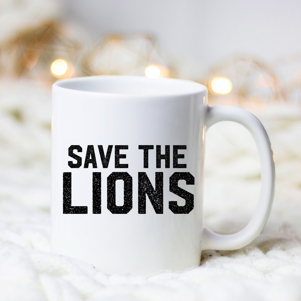 Extinction Animals Save The Lions Mug Lion Mug Lion Gift Lion Lover Gift Save