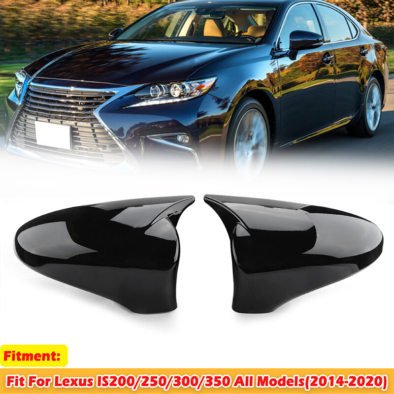 Gloss Black Rearview Mirror Cover Cap for Lexus IS200 IS250 IS300 IS350 8794A30E00B1