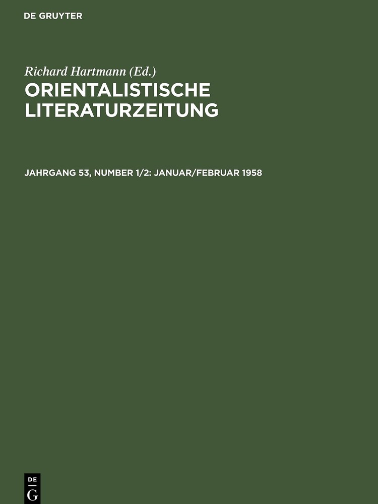Januar/Februar 1958 (Hardback)
