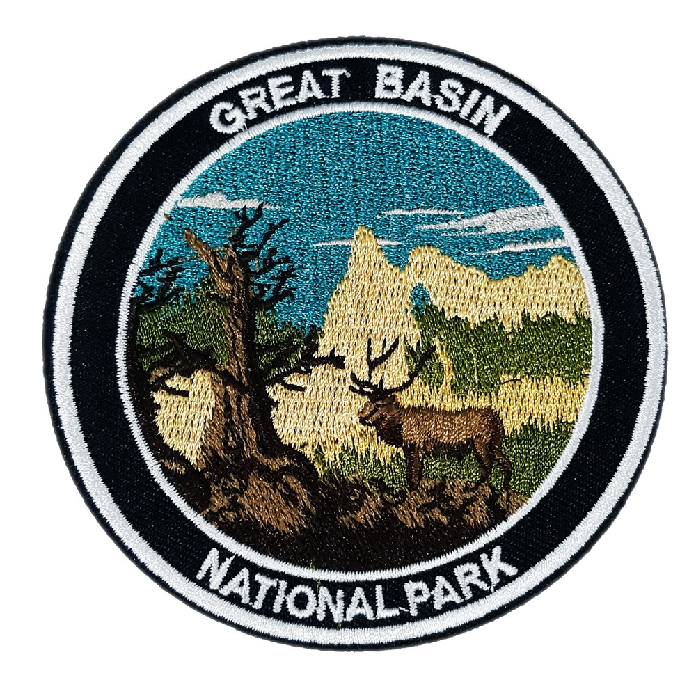 Great Basin National Park Patch Embroidered Iron-On Applique Travel Souvenir