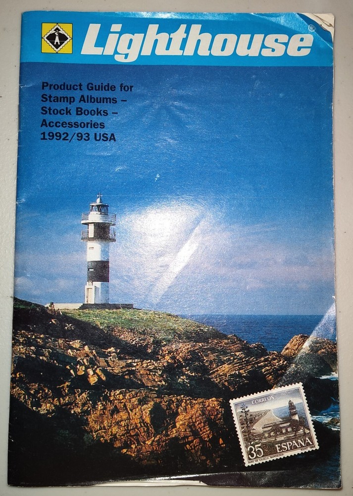 Vintage USA Lighthouse Product Guide For Stamp Albums, Stock Books, Accessories