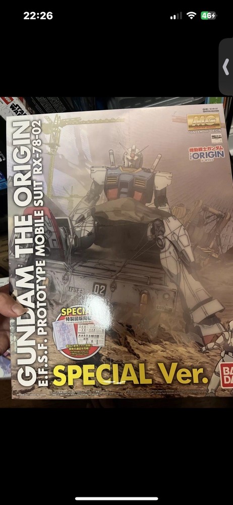 Bandai MG 1/100 RX-78-02 Gundam The Origin Special Version Plastic Model Kit New