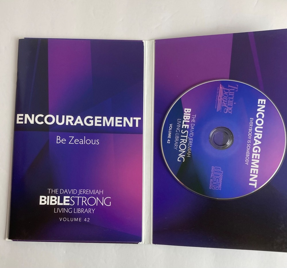 Dr David Jeremiah Bible Strong Vol 42 Encouragement Be Zealous CD Study Guide