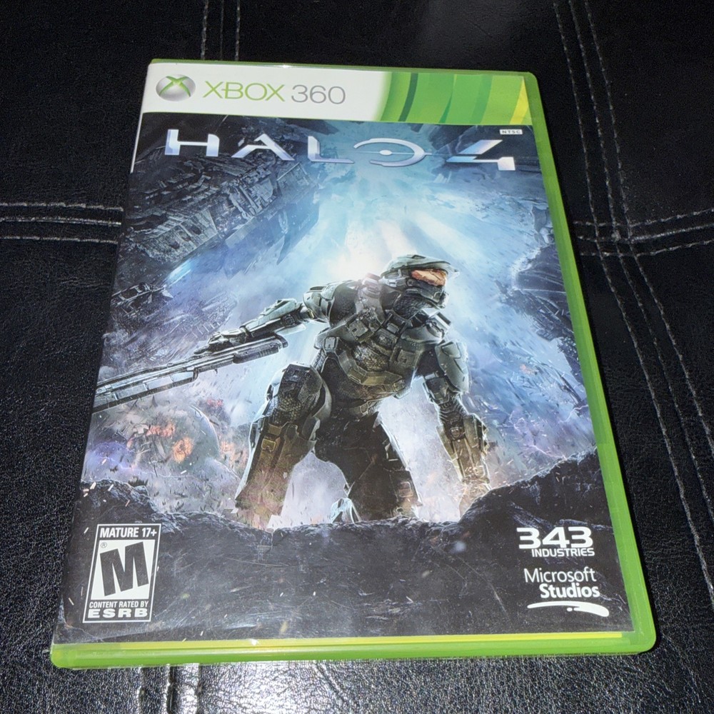 Halo 4 Microsoft Xbox 360, 2012, 2-Disc Set, Complete in Box, Tested Working