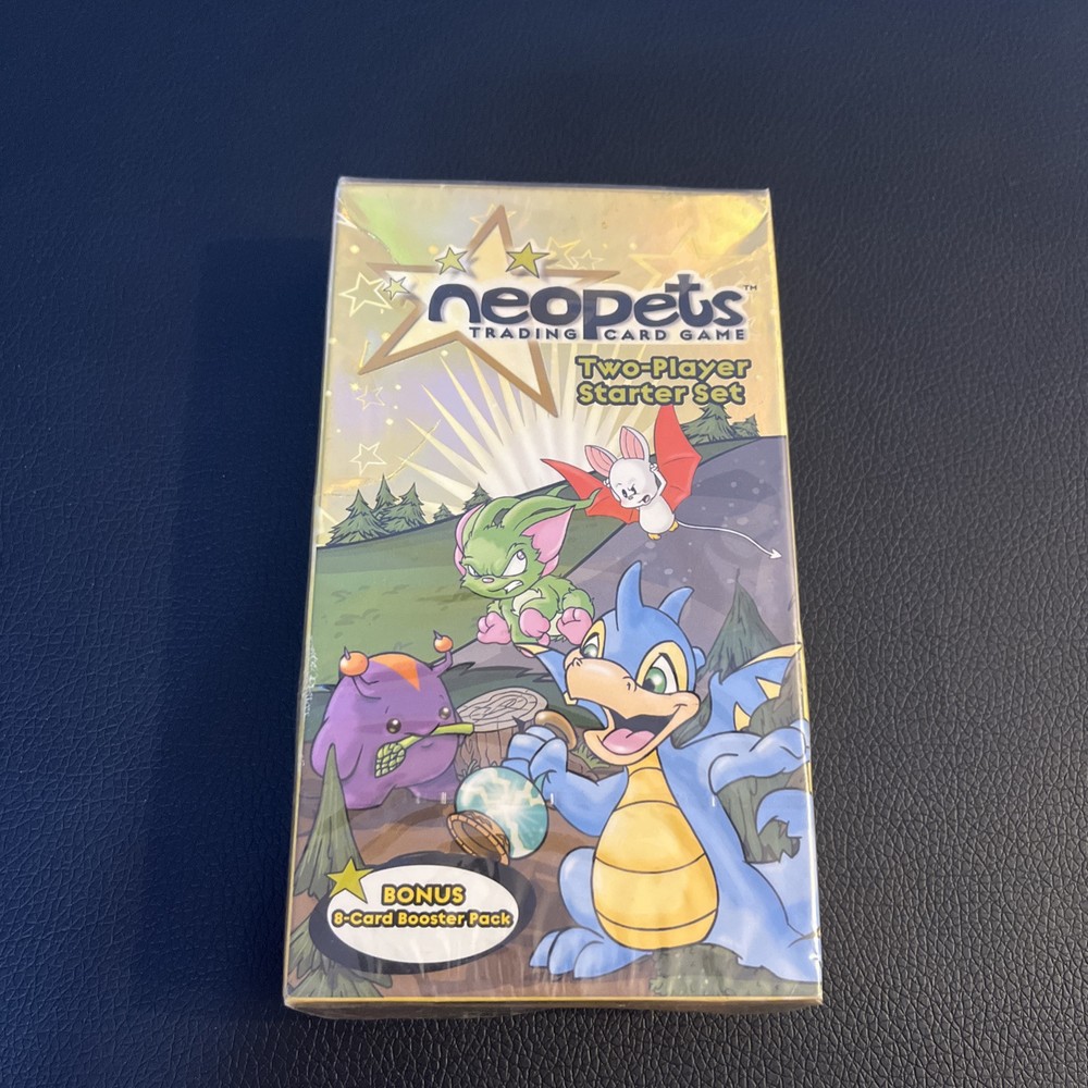 Neopets TCG Two-Player Starter Set Deck W/ Bonus Booster Pack New Unopened