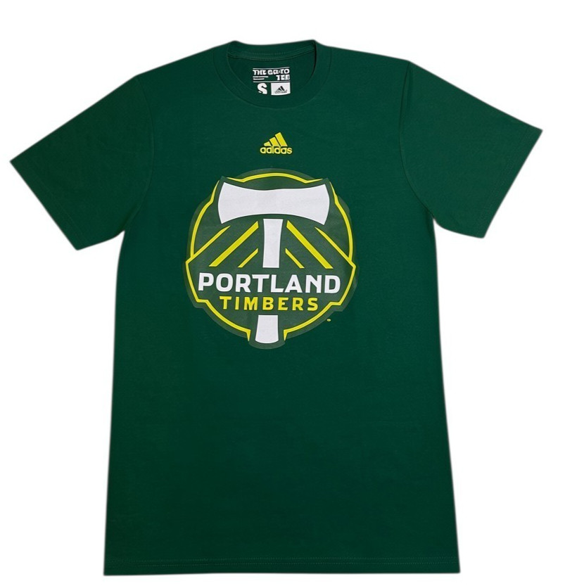 Adidas Portland Timbers T-Shirt Green Men’s Small MLS Soccer 2015 Season Tee NEW