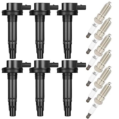 6 Ignition Coils & Iridium Spark Plugs DG-520 UF553 for Ford